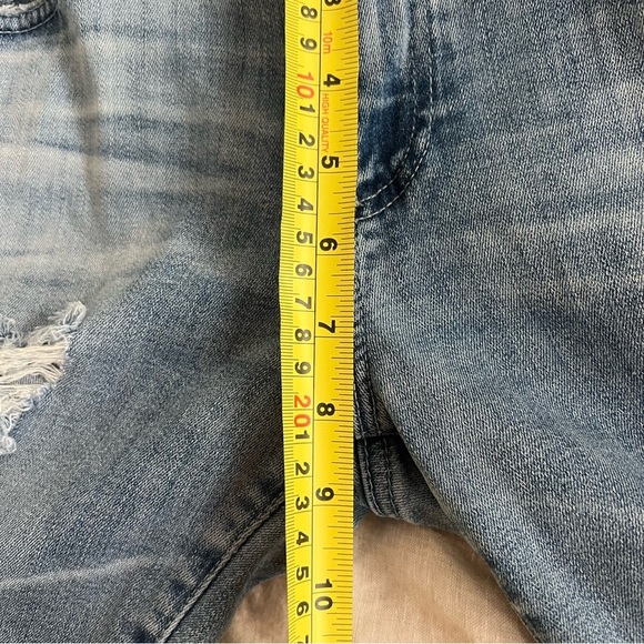 Ag Adriano Goldschmied Cropped Jeans The Stilt Roll-Up Cigarette Distressed 28 - Picture 11 of 11